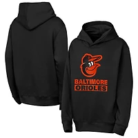 Youth Outerstuff  Black Baltimore Orioles Back to Basics Hoodie