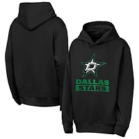 Youth Outerstuff  Black Dallas Stars Back to Basics Hoodie