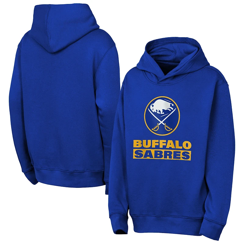 Youth Outerstuff Royal Buffalo Sabres Back to Basics Hoodie