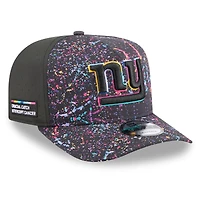Men's New Era  Black New York Giants 2025 NFL Crucial Catch A-Frame 9FIFTY Snapback Hat