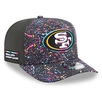 Men's New Era  Black San Francisco 49ers 2025 NFL Crucial Catch A-Frame 9FIFTY Snapback Hat