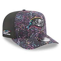 Men's New Era  Black Tampa Bay Buccaneers 2025 NFL Crucial Catch A-Frame 9FIFTY Snapback Hat