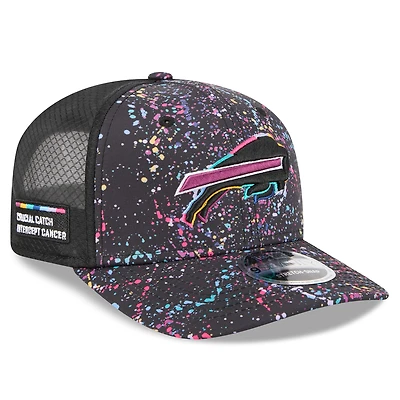 Men's New Era Black Buffalo Bills 2025 NFL Crucial Catch 9SEVENTY Adjustable Hat