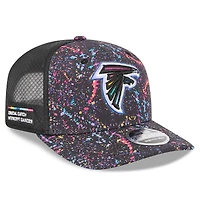 Men's New Era Black Atlanta Falcons 2025 NFL Crucial Catch 9SEVENTY Adjustable Hat