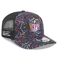 Men's New Era Black Shield Logo 2025 NFL Crucial Catch 9SEVENTY Adjustable Hat