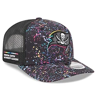 Men's New Era Black Tampa Bay Buccaneers 2025 NFL Crucial Catch 9SEVENTY Adjustable Hat