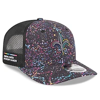 Men's New Era Black New Orleans Saints 2025 NFL Crucial Catch 9SEVENTY Adjustable Hat