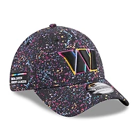Men's New Era  Black Washington Commanders 2025 NFL Crucial Catch 39THIRTY Flex Hat