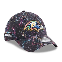 Men's New Era  Black Baltimore Ravens 2025 NFL Crucial Catch 39THIRTY Flex Hat