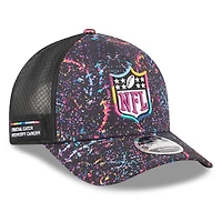Men's New Era Black Shield Logo 2025 NFL Crucial Catch 9FORTY Adjustable Hat