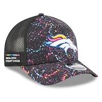 Men's New Era Black Denver Broncos 2025 NFL Crucial Catch 9FORTY Adjustable Hat