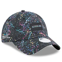 Women's New Era  Black Philadelphia Eagles 2025 NFL Crucial Catch Pony Tail Adjustable Hat