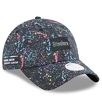 Women's New Era  Black Pittsburgh Steelers 2025 NFL Crucial Catch Pony Tail Adjustable Hat