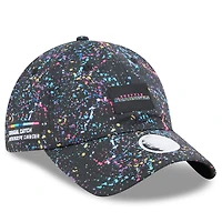 Women's New Era  Black Seattle Seahawks 2025 NFL Crucial Catch Pony Tail Adjustable Hat