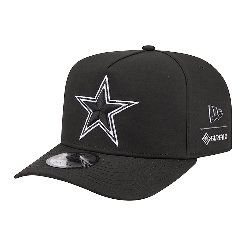 Men's New Era  Black Dallas Cowboys NFL New Era Gore-Tex A-Frame 9FIFTY