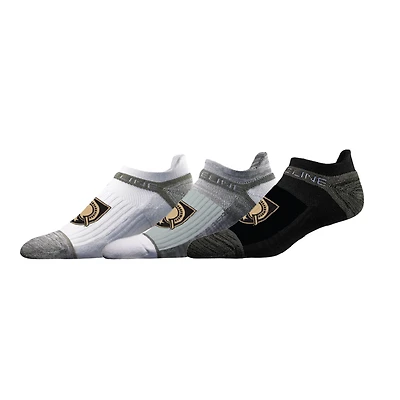 Unisex Strideline Army Black Knights Premium Low 3-Pack Ankle Socks Set
