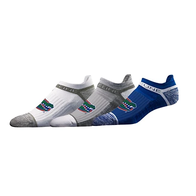 Unisex Strideline Florida Gators Premium Low 3-Pack Ankle Socks Set