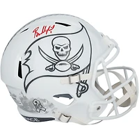 Baker Mayfield Tampa Bay Buccaneers Autographed Riddell 2024 Salute To Service Speed Replica Helmet