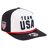 Men's New Era  Navy Team USA 19TWENTY Rope Adjustable Hat