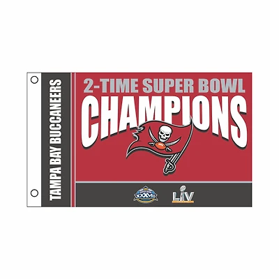 Tampa Bay Buccaneers 3' x 5' Super Bowl Champions Single-Sided Flag