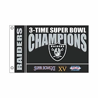 Las Vegas Raiders 3' x 5' Super Bowl Champions Single-Sided Flag