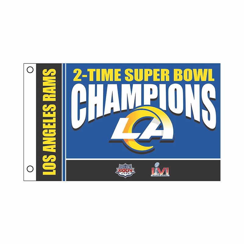 Los Angeles Rams 3' x 5' Super Bowl Champions Single-Sided Flag