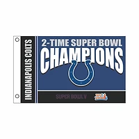 Indianapolis Colts 3' x 5' Super Bowl Champions Single-Sided Flag