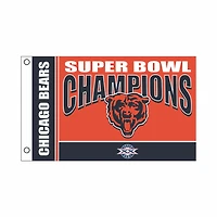 Chicago Bears 3' x 5' Super Bowl Champions Single-Sided Flag