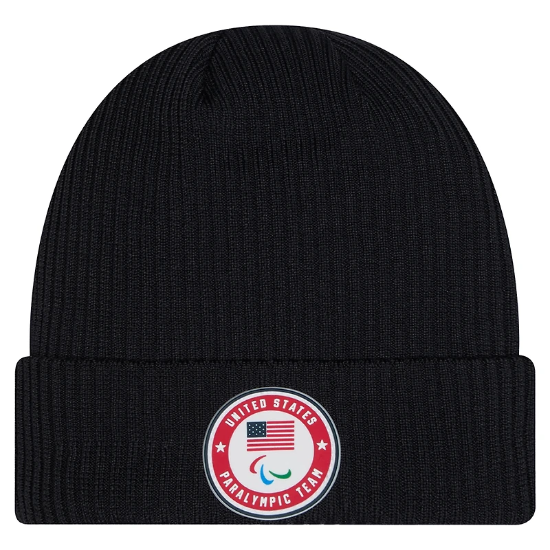 Men's New Era Navy U.S. Paralympics Cuffed Knit Hat