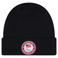 Men's New Era Navy U.S. Paralympics Cuffed Knit Hat