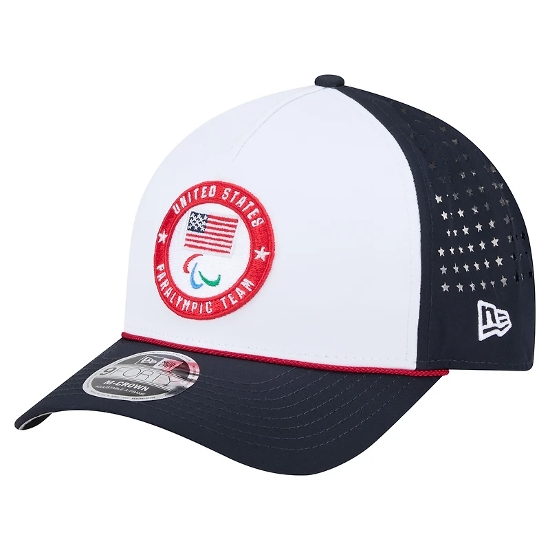 Men's New Era  U.S. Paralympics 9FORTY Rope M-Crown A-Frame Adjustable Hat