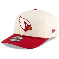 Men's New Era  Natural/Cardinal Arizona Cardinals 2025 Rivalries Collection Sideline 9SEVENTY Adjustable Hat