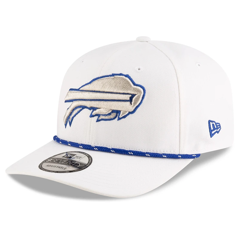 Men's New Era  White Buffalo Bills 2025 Rivalries Collection Sideline 9SEVENTY Adjustable Hat