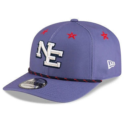 Men's New Era  Storm Blue New England Patriots 2025 Rivalries Collection Sideline 9SEVENTY Adjustable Hat