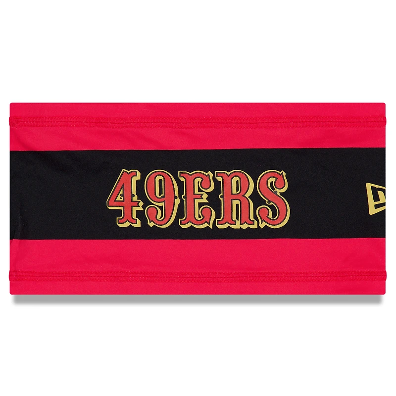 Men's New Era  Scarlet San Francisco 49ers 2025 Rivalries Collection Sideline Headband