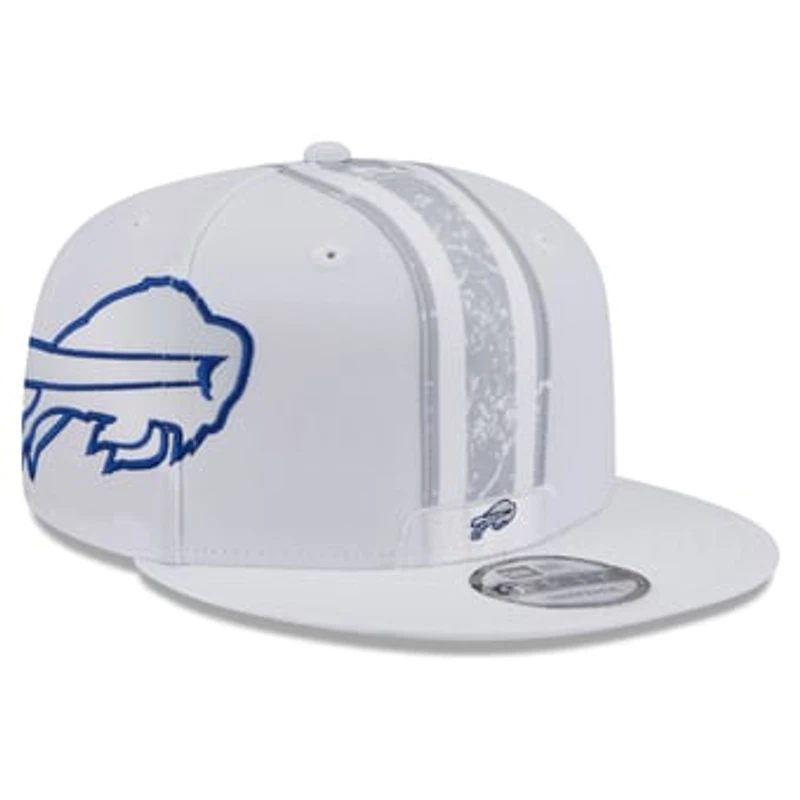 Men's New Era White Buffalo Bills Rivalries Collection Fan Pack Helmet 9FIFTY Snapback Hat