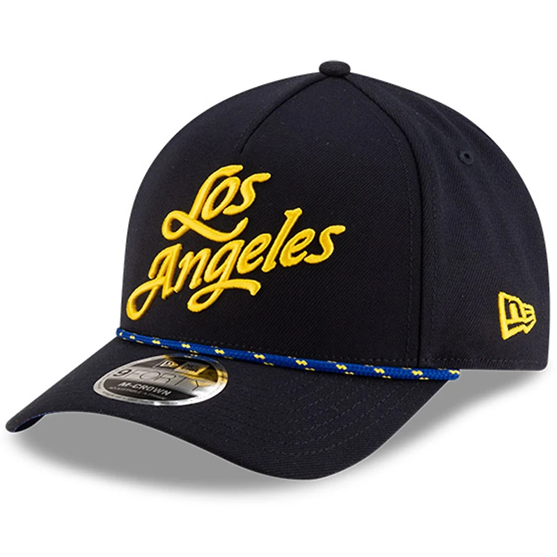 Youth New Era  Midnight Blue Los Angeles Rams 2025 Rivalries Collection 9FORTY A-Frame Adjustable Hat