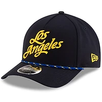 Youth New Era  Midnight Blue Los Angeles Rams 2025 Rivalries Collection 9FORTY A-Frame Adjustable Hat