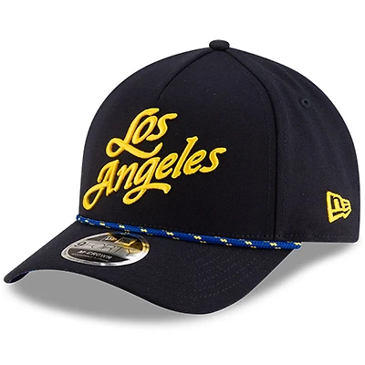 Youth New Era  Midnight Blue Los Angeles Rams 2025 Rivalries Collection 9FORTY A-Frame Adjustable Hat