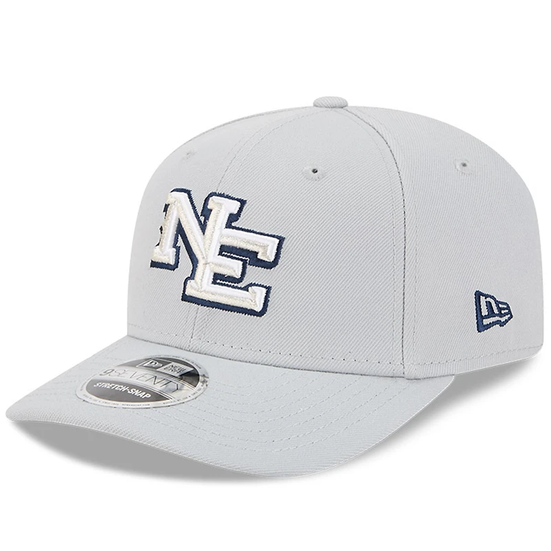 Men's New Era  Gray New England Patriots 2025 Rivalries Collection Fan Pack 9SEVENTY Adjustable Hat
