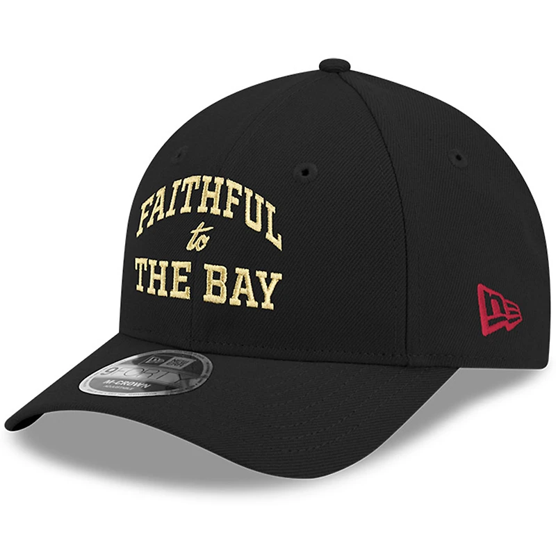 Men's New Era  Black San Francisco 49ers 2025 Rivalries Collection Team 9FORTY M-Crown Adjustable Hat