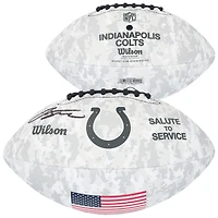 Jonathan Taylor Indianapolis Colts Autographed Wilson 2024 Salute To Service Football