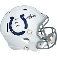 Jonathan Taylor Indianapolis Colts Autographed Riddell Speed Replica Helmet with "For The Shoe" Inscription