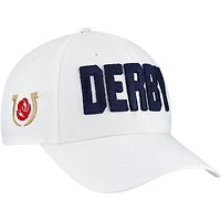Unisex Ahead  White Kentucky Derby Stratus Adjustable Hat