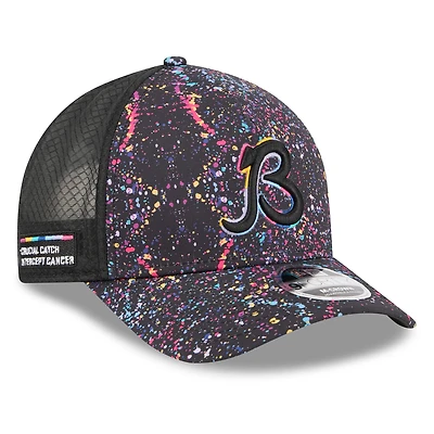 Men's New Era Black Chicago Bears 2025 NFL Crucial Catch 9FORTY Adjustable Hat