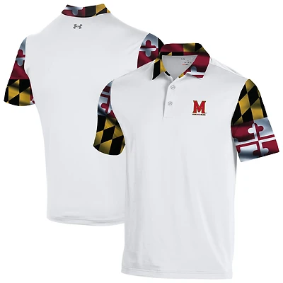 Men's Under Armour Maryland Terrapins Gameday Armourfuse Polo