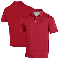 Men's Under Armour  Red Utah Utes Gameday ArmourFuse Polo