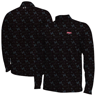 Men's Under Armour Maryland Terrapins Gameday Armourfuse Half-Zip Top