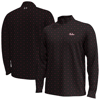 Men's Under Armour  Black South Carolina Gamecocks Gameday Armourfuse Half-Zip Jacket