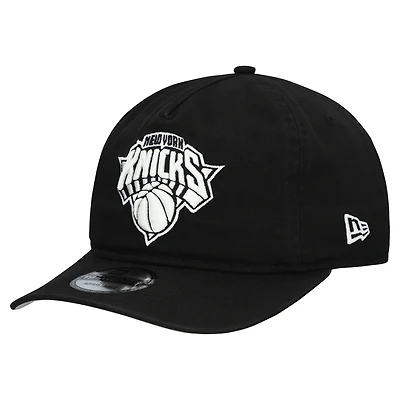 Men's New Era Black New York Knicks 19TWENTY Adjustable Hat